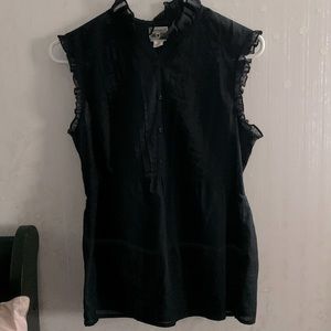 🥰EUC Converse One Star Ruffled Bib Sleeveless Top